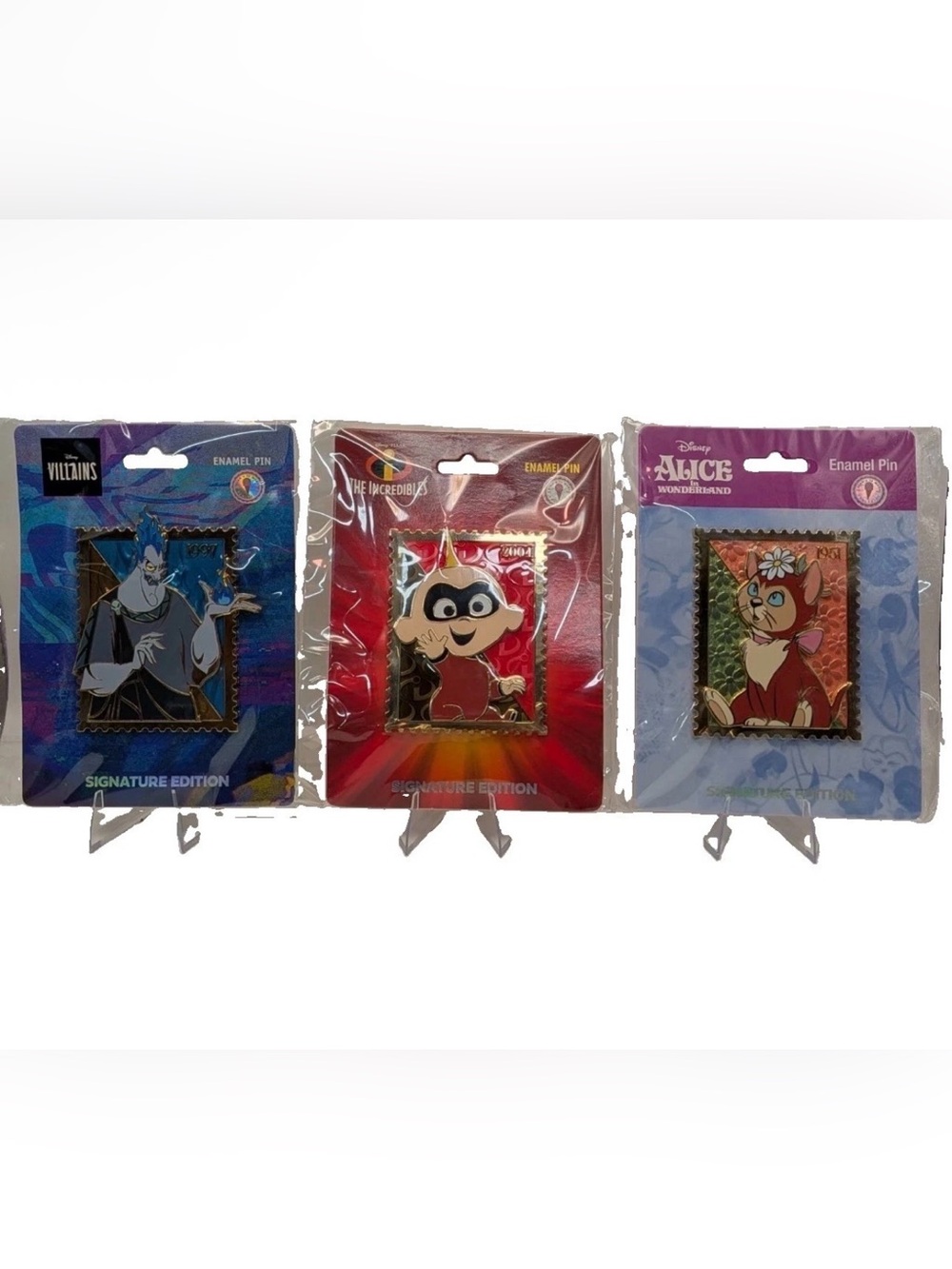 Pink a la Mode Disney Royal Stamp Wave 4 Pins Hades Dinah Jack